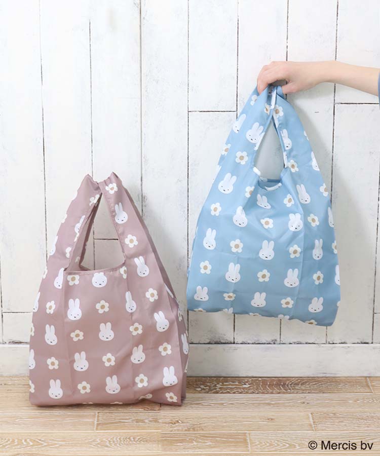 ミッフィーおはなエコバッグ ミッフィー miffy キャラクター バッグ BAG エコバッグ ブルーブルーエ bleubleuet