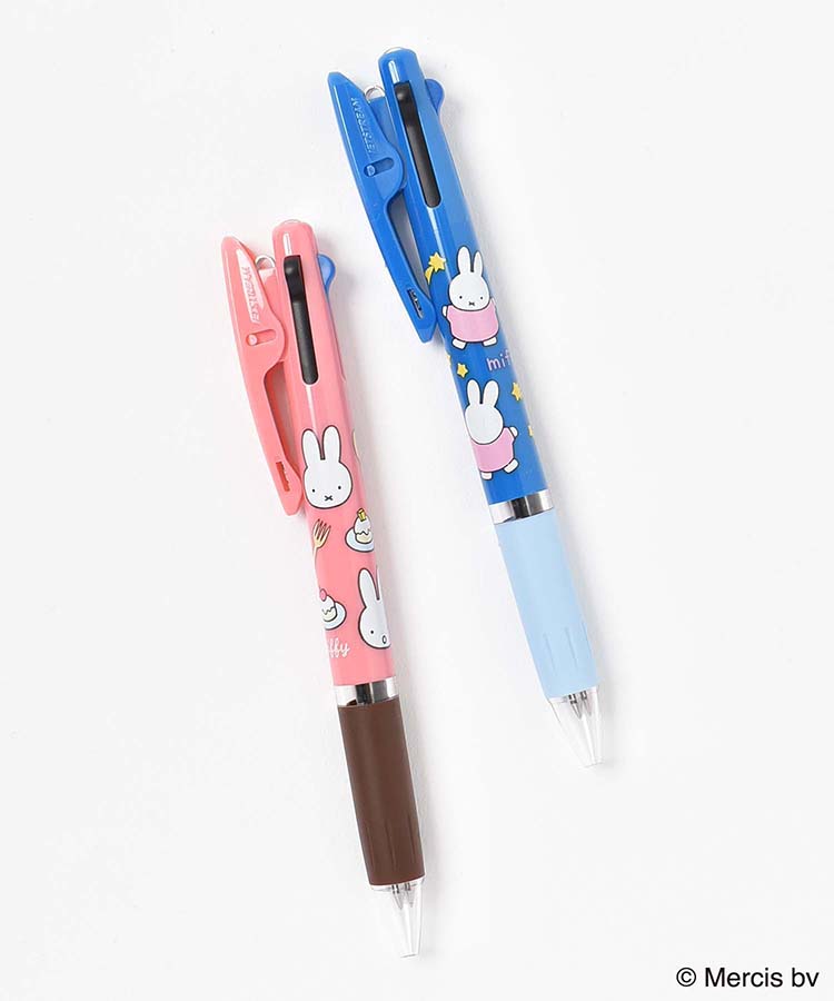 ミッフィージェットストリーム3色ボールペン miffy ミッフィー ボールペン 3色ペン 文具 ブルーブルーエ bleubleuet