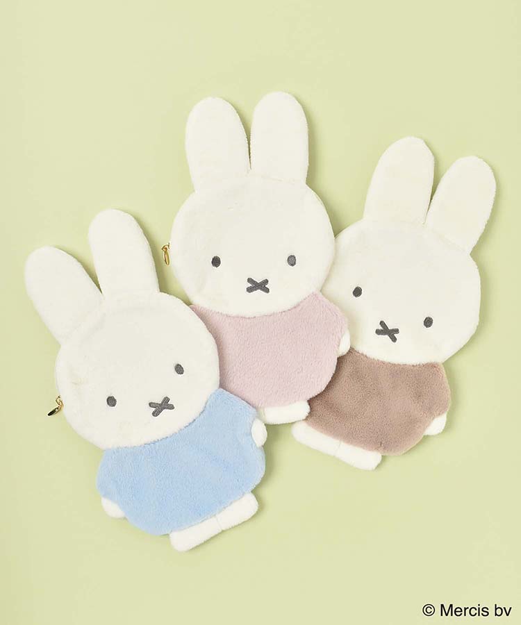 ミッフィー全身ポーチ ミッフィー miffy キャラクター グッズ ポーチ 携帯小物 オリジナル ブルーエ ブルーブルーエ bleubleuet 通販  全身ポーチ